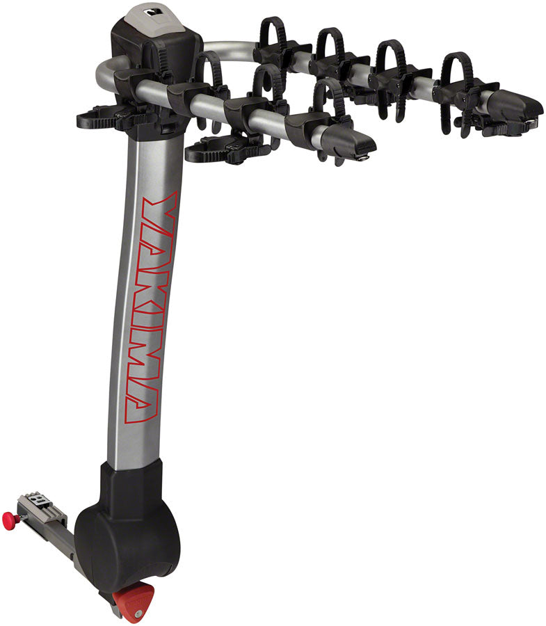 Yakima RidgeBack Hitch Bike Rack - 4-Bike 1-1/4" 2" Receiver Silver