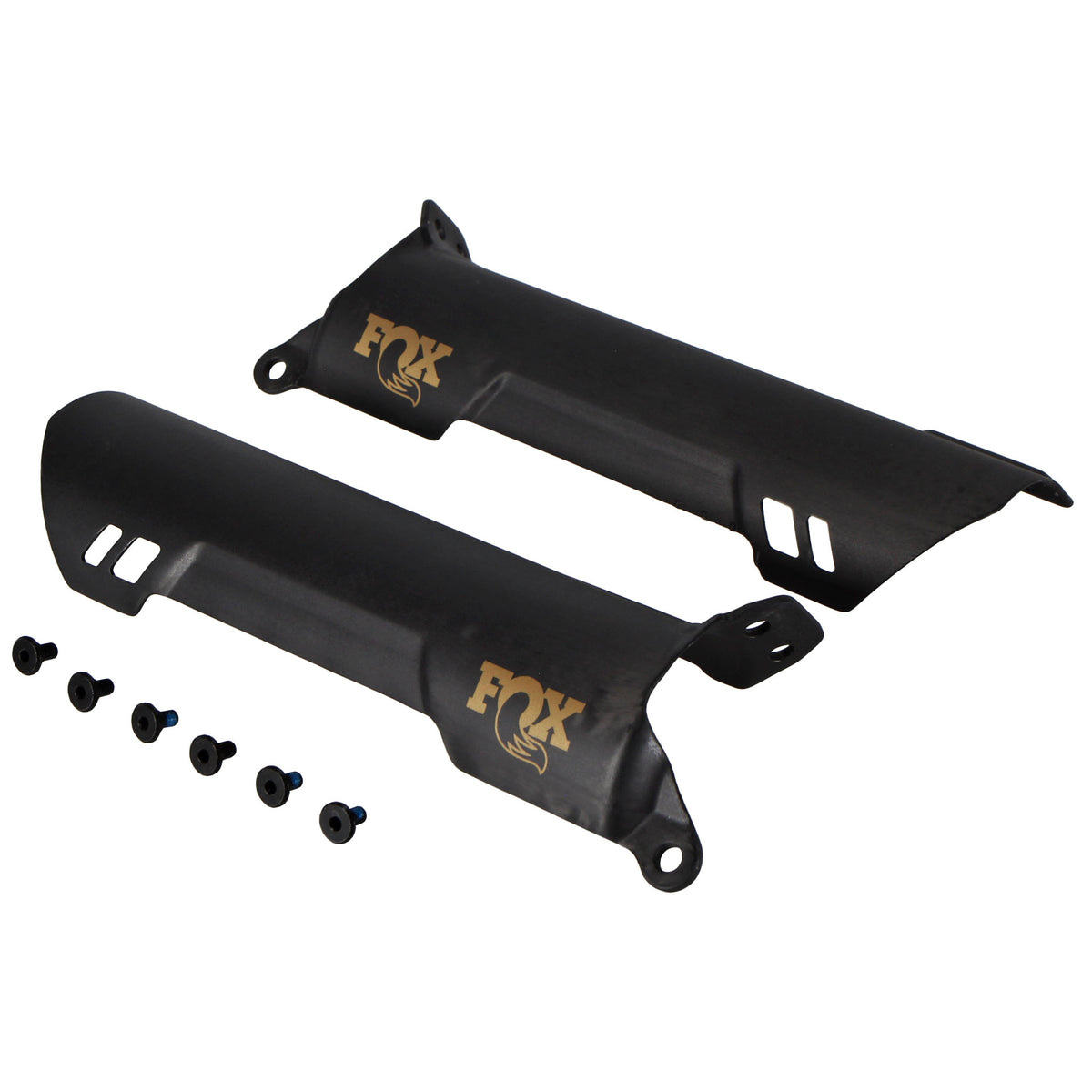 Fox Shox Lower Leg Guards Assembly Podium Black