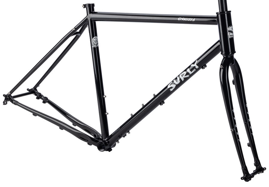 Surly Straggler Frameset - 700c Steel Hi-Viz Black 64cm