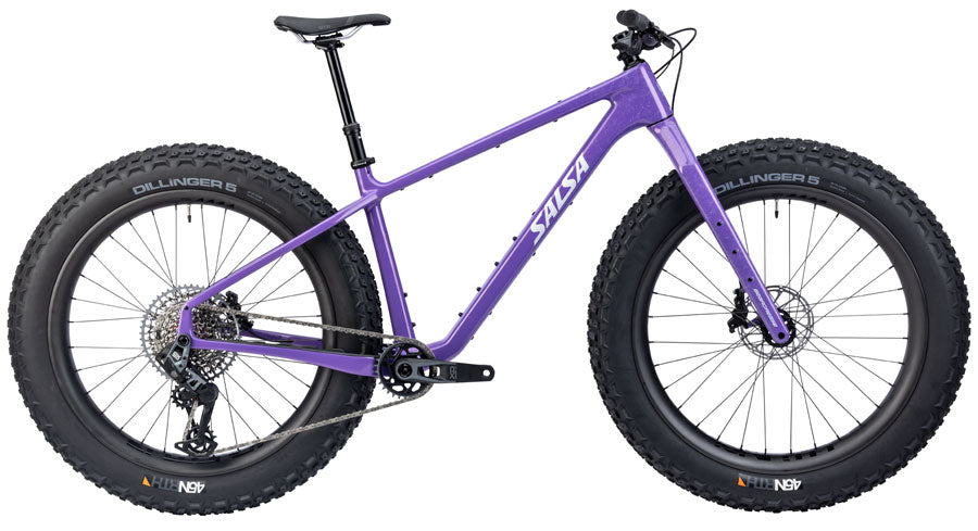 Salsa Beargrease C GX Eagle Transmission AXS - 27.5" Carbon Twilight Purple Small
