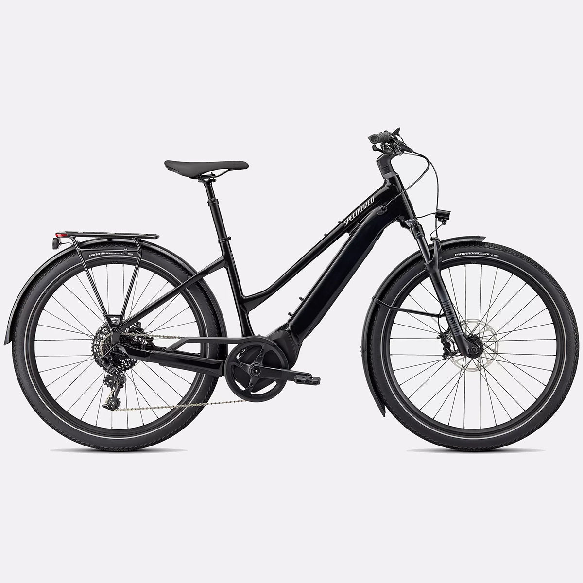 2023 Specialized vado 5.0 step through ul bike cast black/silver reflective xl
