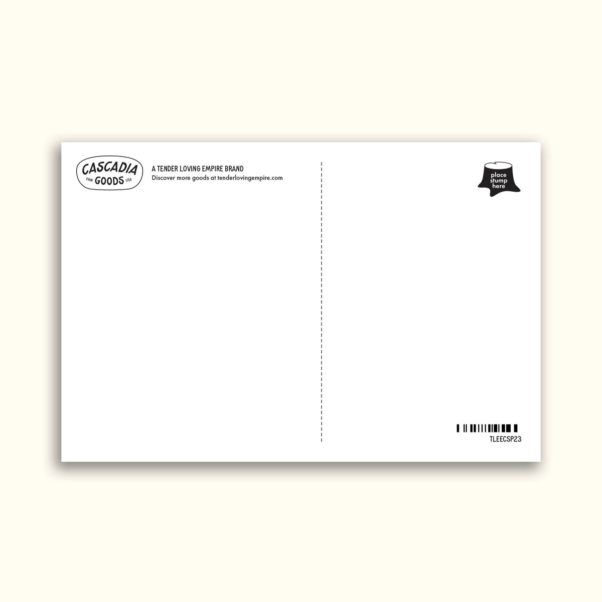 Tender Loving Empire - Oregon Mountain Peak Postcard