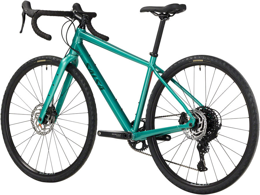 Salsa Journeyer Drop Bar Cues 1x10 Bike - 700c Aluminum Teal Green 55cm