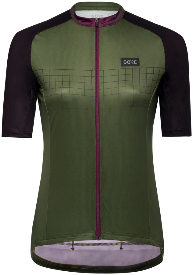 Gorewear Grid Fade Jersey 2.0 - Green/Purple Womens X-Small