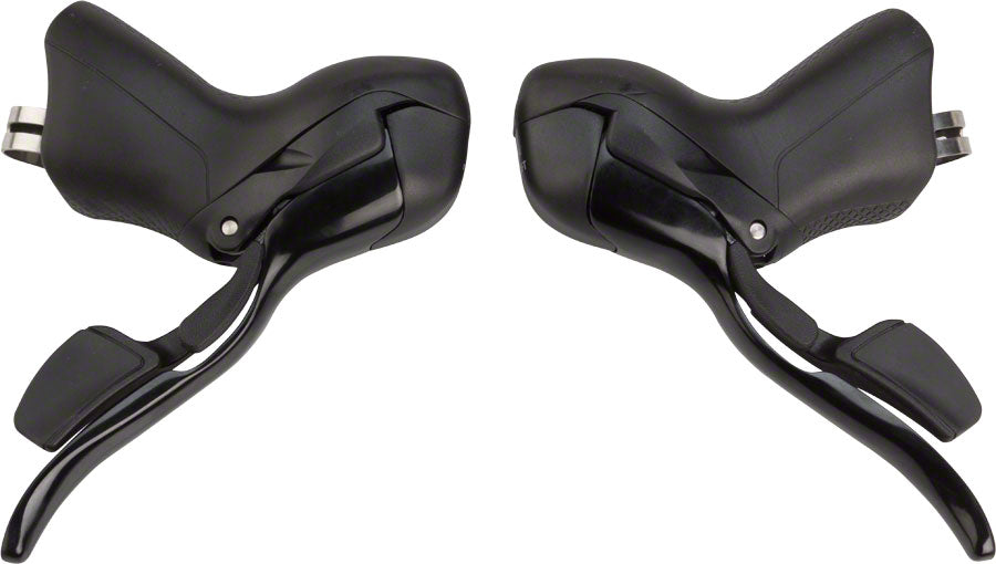 microSHIFT R7 Drop Bar Shift Lever Set - 3 x 7-Speed Shimano Compatible BLK