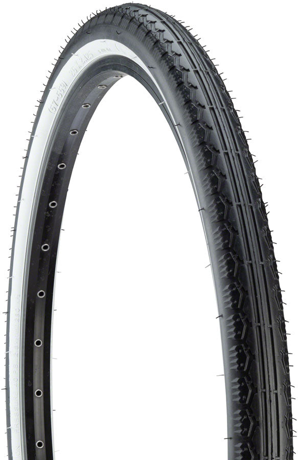 Kenda Cruiser K130 Tire - 26 x 2.125 Clincher Wire Black/White 22tpi