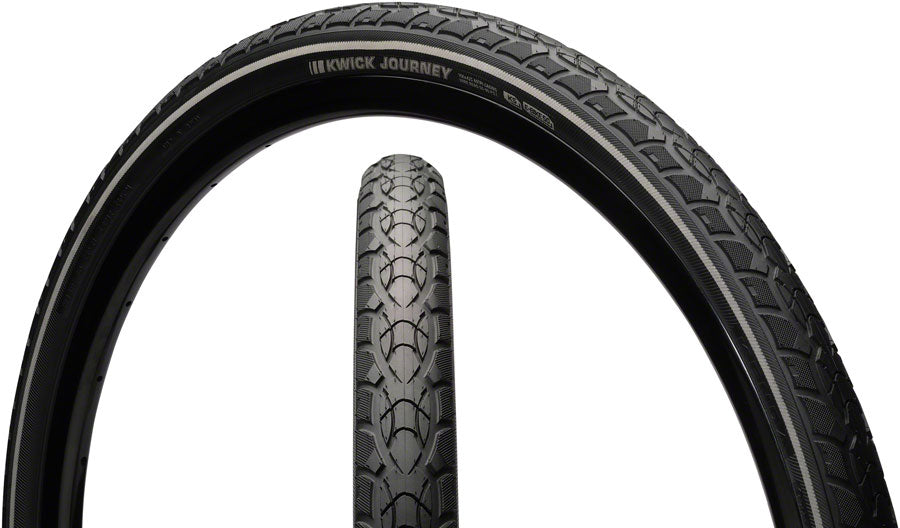 Kenda Kwick Journey Tire - 27.5 x 1.75 Clincher Wire Black/Reflective