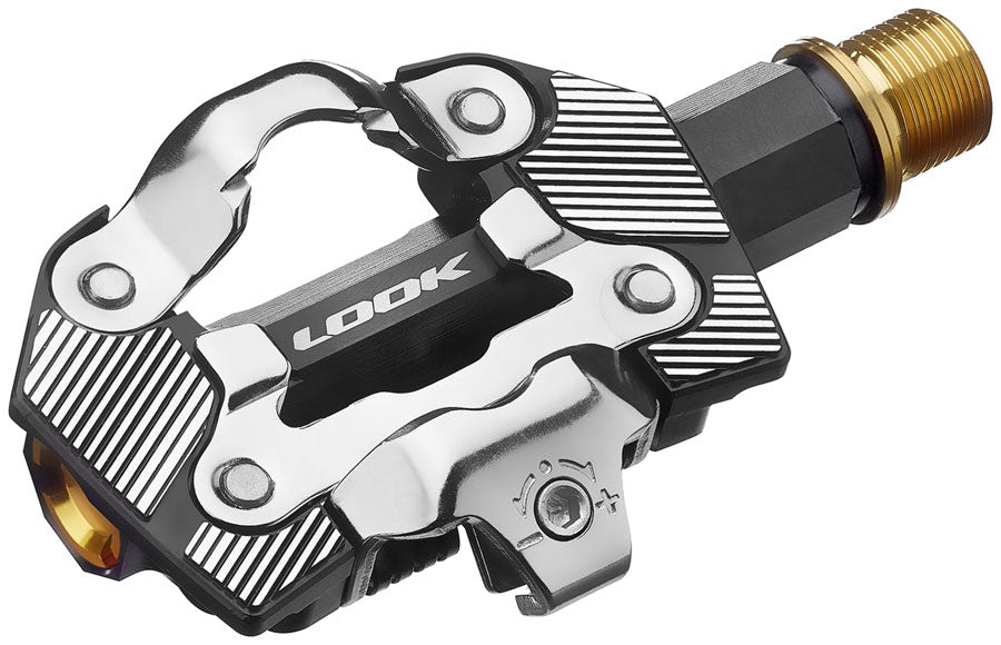 single sided clipless pedals LOOK X-One-G Pedals, Ti gray Scott Addict Gravel 30 Build:Complete (Ex. Drivetrain) they provide precise engagement