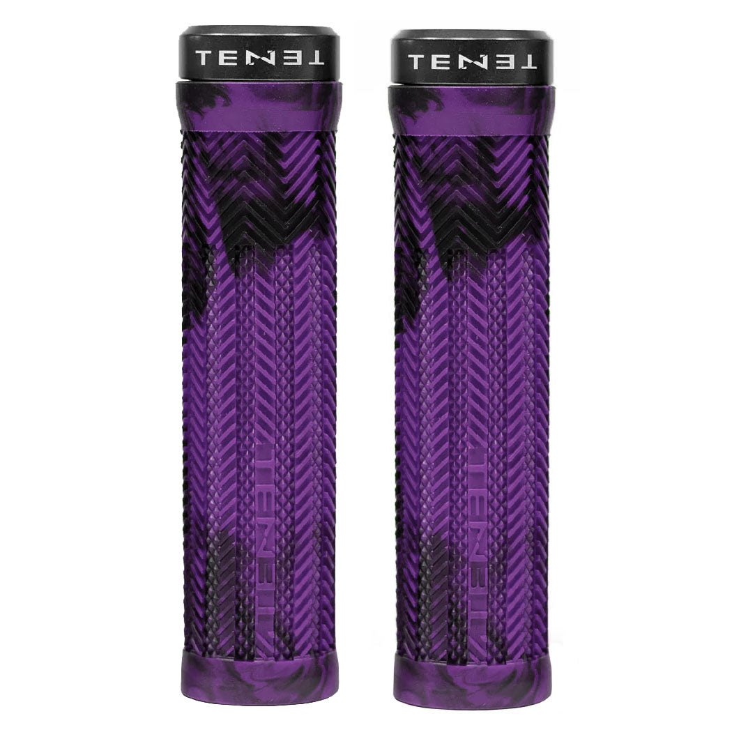 Tenet Icon Lock-On Grips Purple Marble/Onyx