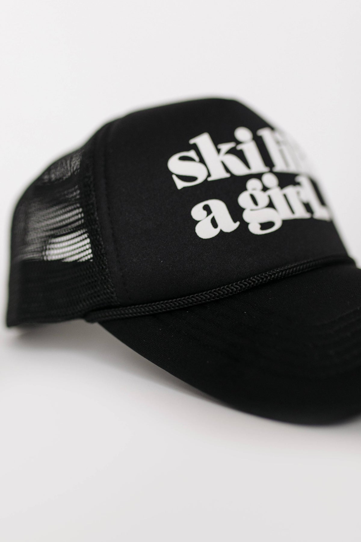 Ski Like a Girl - Ski Like a Girl Trucker Black