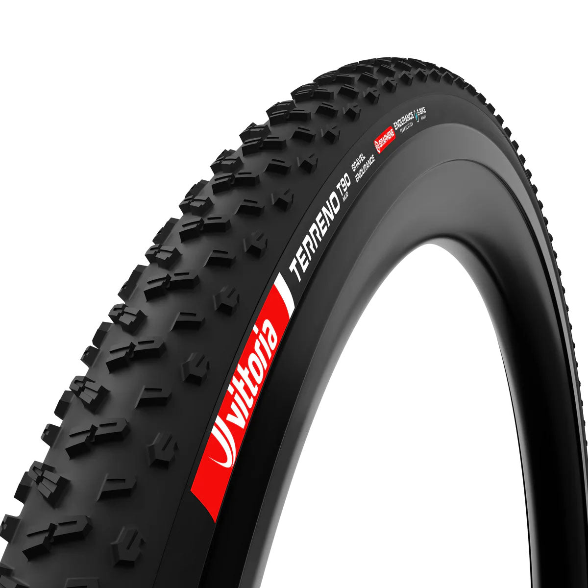 Vittoria Terreno T90 Mud Tire - 700 x 45 Tubeless Folding BLK Gravel Endurance Graphene G2.0