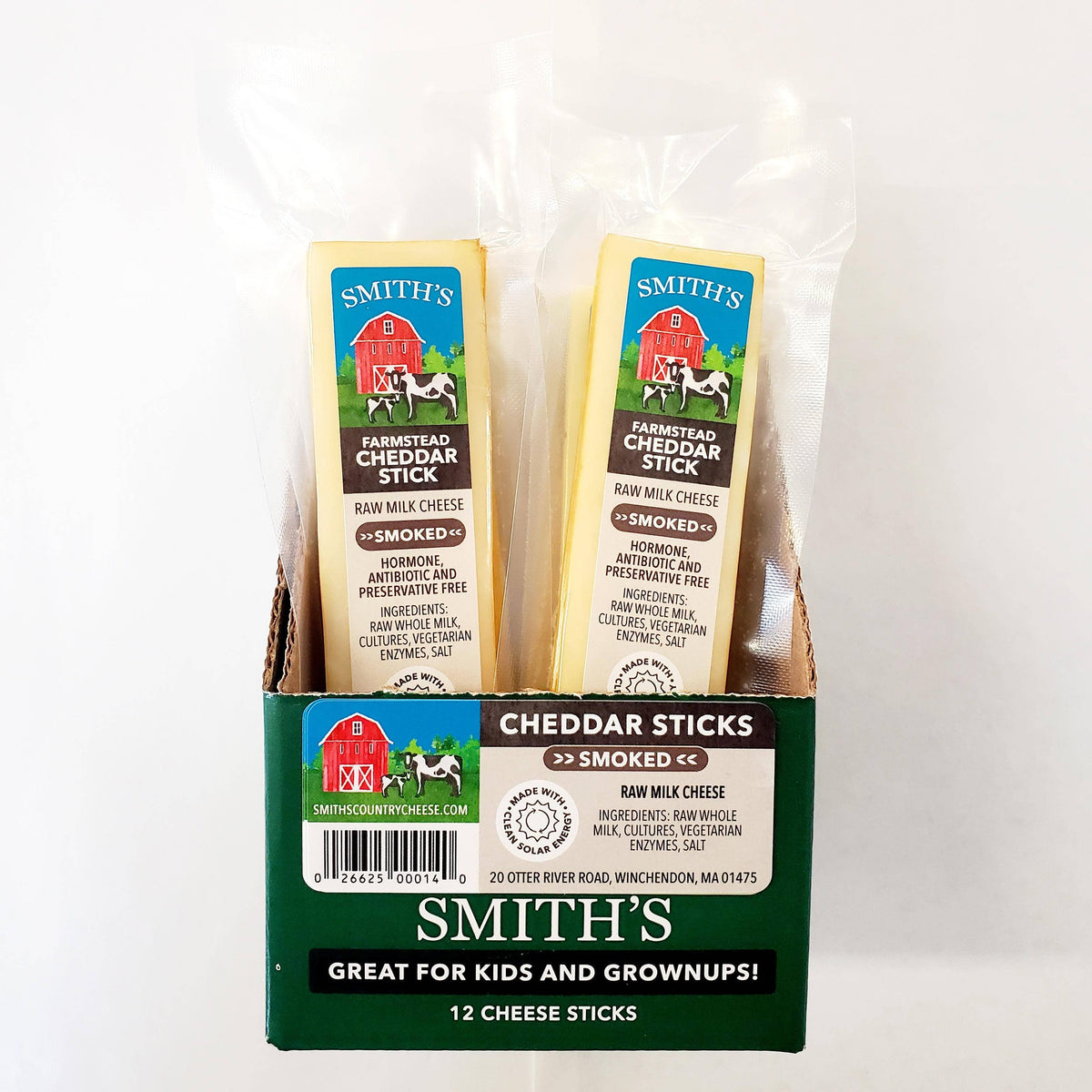Smith's Country Cheese - Cheddar Cheese Snack Sticks-Smoked Cheddar