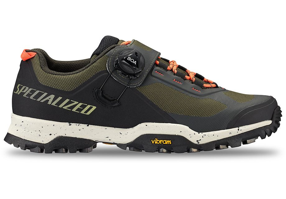 Specialized rime 2.0 shoe dark moss green/limestone/cactus bloom 44.5
