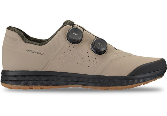Specialized 2fo cliplite shoe taupe/dark moss green 48