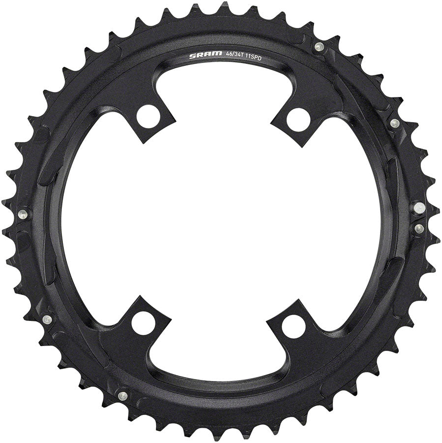 SRAM 11-Speed 46t 110mm Asymmetric Chainring Black