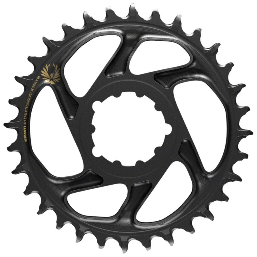 SRAM X-Sync 2 Eagle SL Direct Mount Chainring 32T Boost 3mm Offset BLK Gold Logo