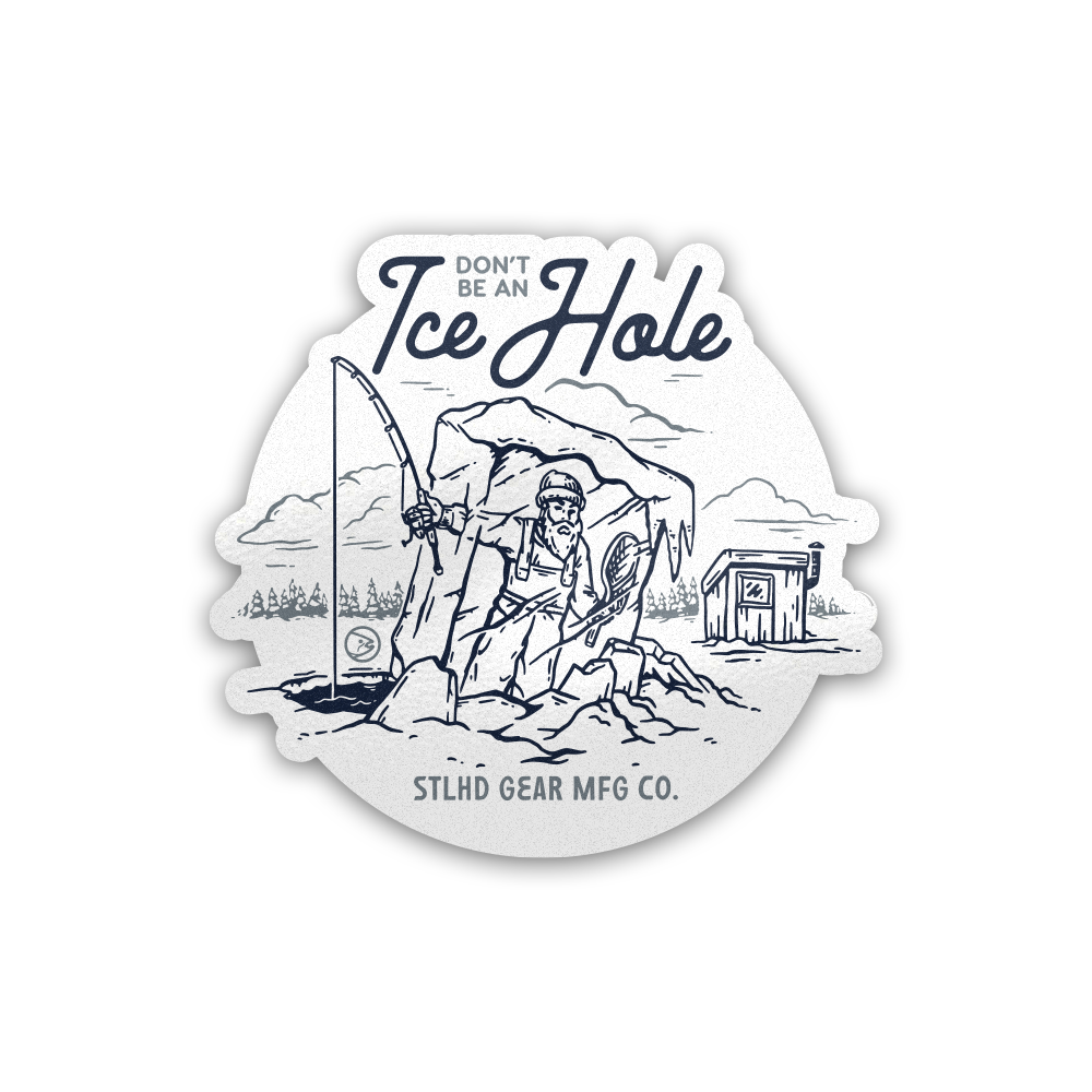 STLHD Ice Hole Sticker