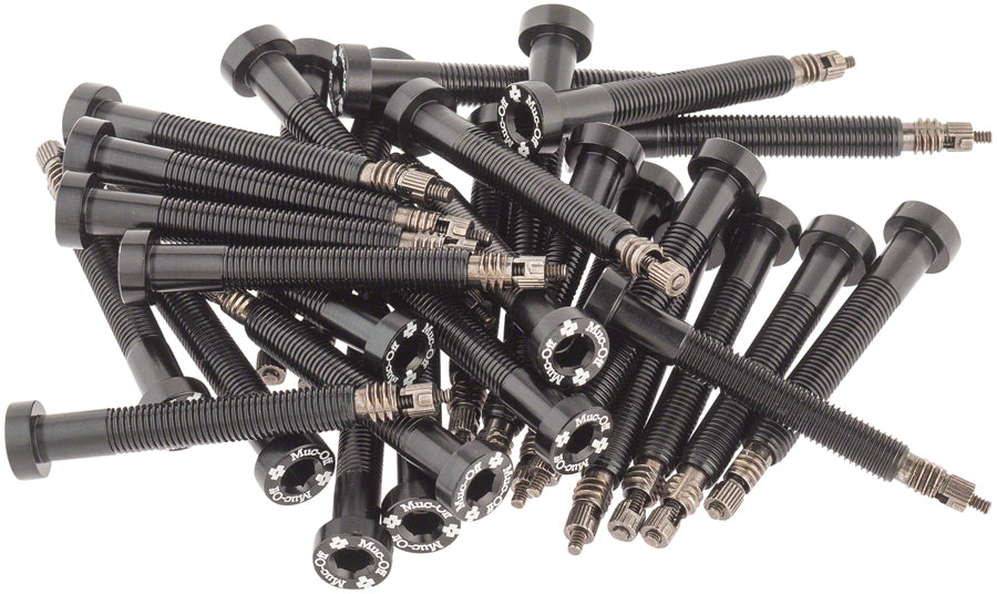 Muc-Off Tubeless Valve Box Refill - Black 44mm Stem Pack of 30