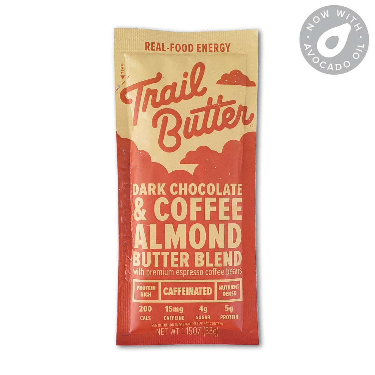 Trail Butter Nut Butter Blends - Dark Chocolate & Coffee Almond Butter - 1.15oz Packets