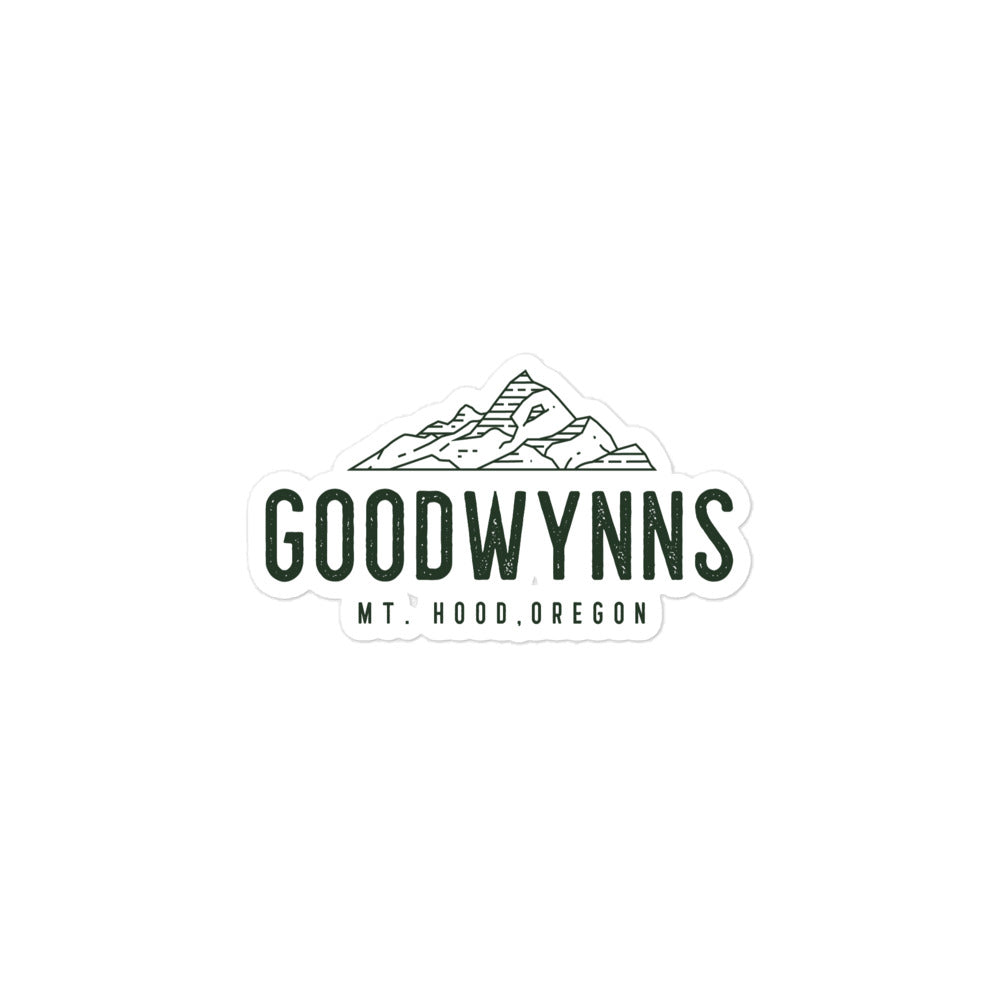 Goodwynn's Co Mtn Logo Sticker