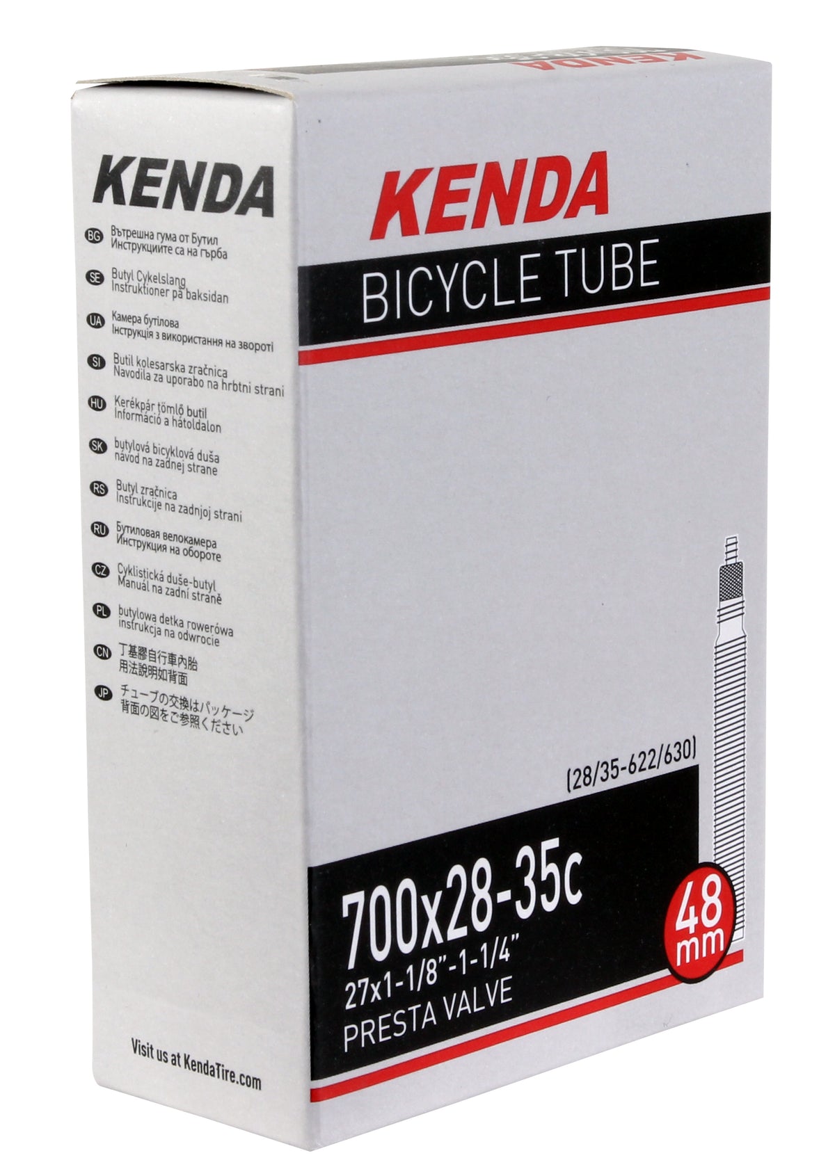 Kenda Presta Tube Presta Length: 48mm 700C 28-35C