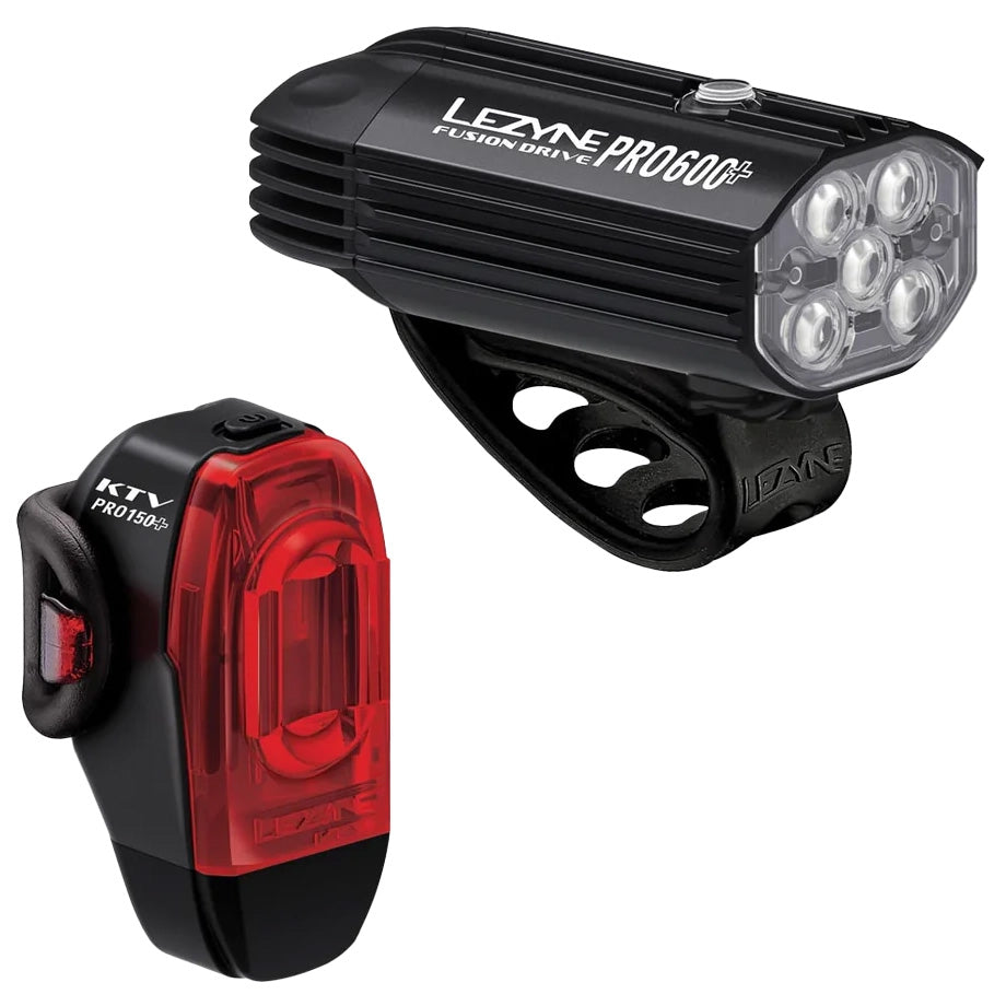 Lezyne Fusion Drive Pro 600+ / KTV Drive Pro+ Light Pair