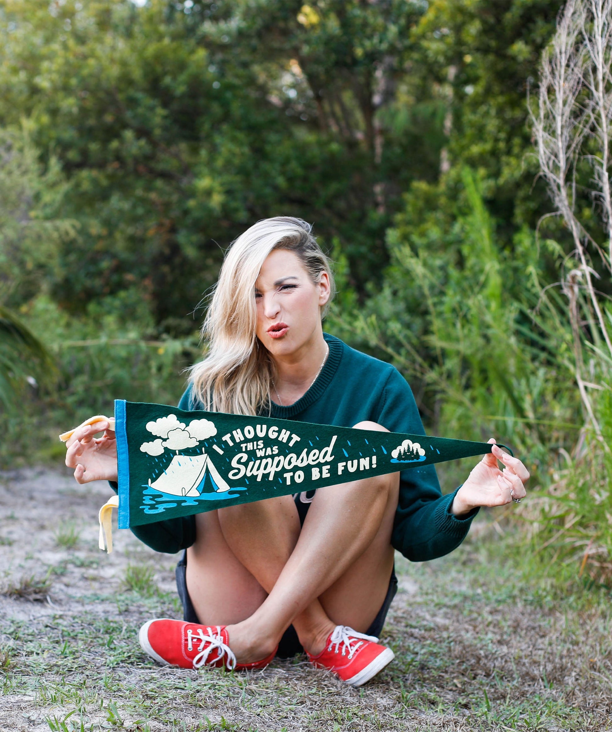 I Thought This Was Supposed To Be Fun Pennant • Kelle Hampton x Oxford Pennant-Goodwynn'sGoodwynn's