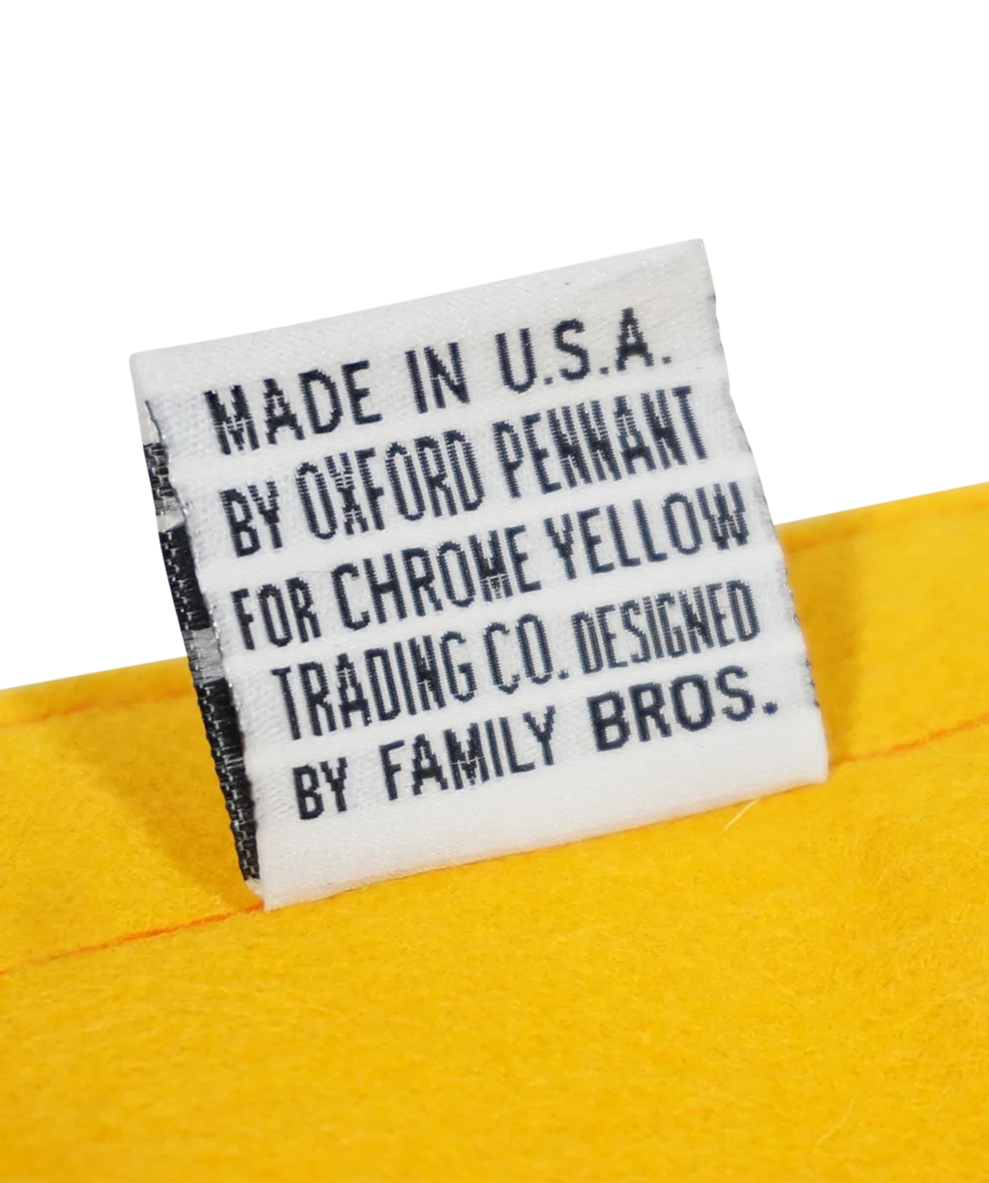 Lost & Found & Lost Again Camp Flag • Chrome Yellow x Office of Brothers x Oxford Pennant Original-Goodwynn'sGoodwynn's