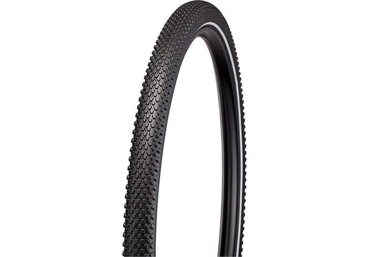 Specialized hemisphere flat resistant wirebead rfl tire black 700 x 51c-Goodwynn's