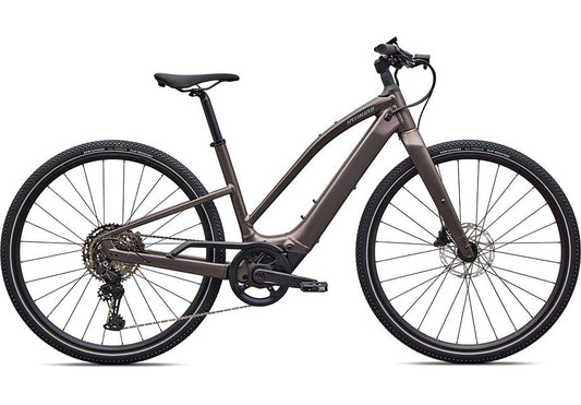 2026 Specialized Vado Sl 4.0 Step Through 2 Bike Satin Gun Metal / Agave Grey Frost Reflective S-Goodwynn's