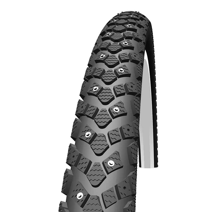 Schwalbe Winter Tire 26''x1.75 Wire Clincher Winter KevlarGuard Reflex 50TPI Black-Goodwynn'sGoodwynn's