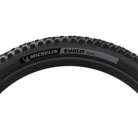 Michelin E-WILD RACING LINE Rear Mountain Tire 27.5"x2.60 Folding Tubeless Ready MAGI-X 4x55 Black-Goodwynn's
