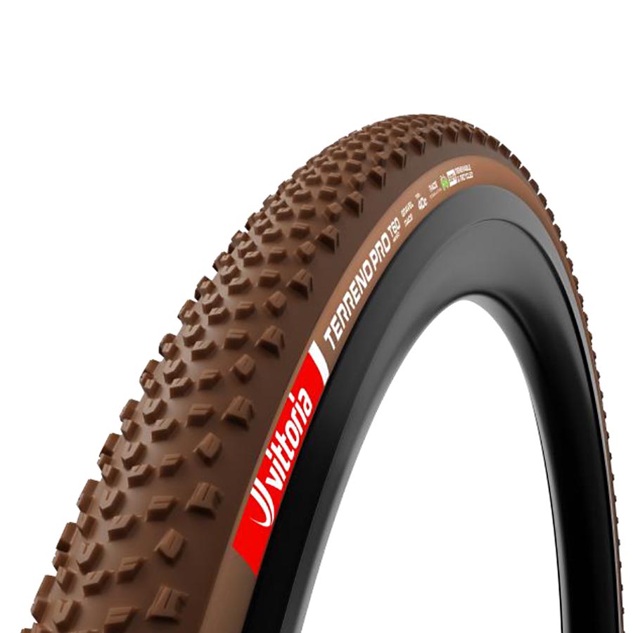 Vittoria Terreno Pro T60 Gravel Tire 700x40C Folding Tubeless Ready Brown-Goodwynn'sGoodwynn's