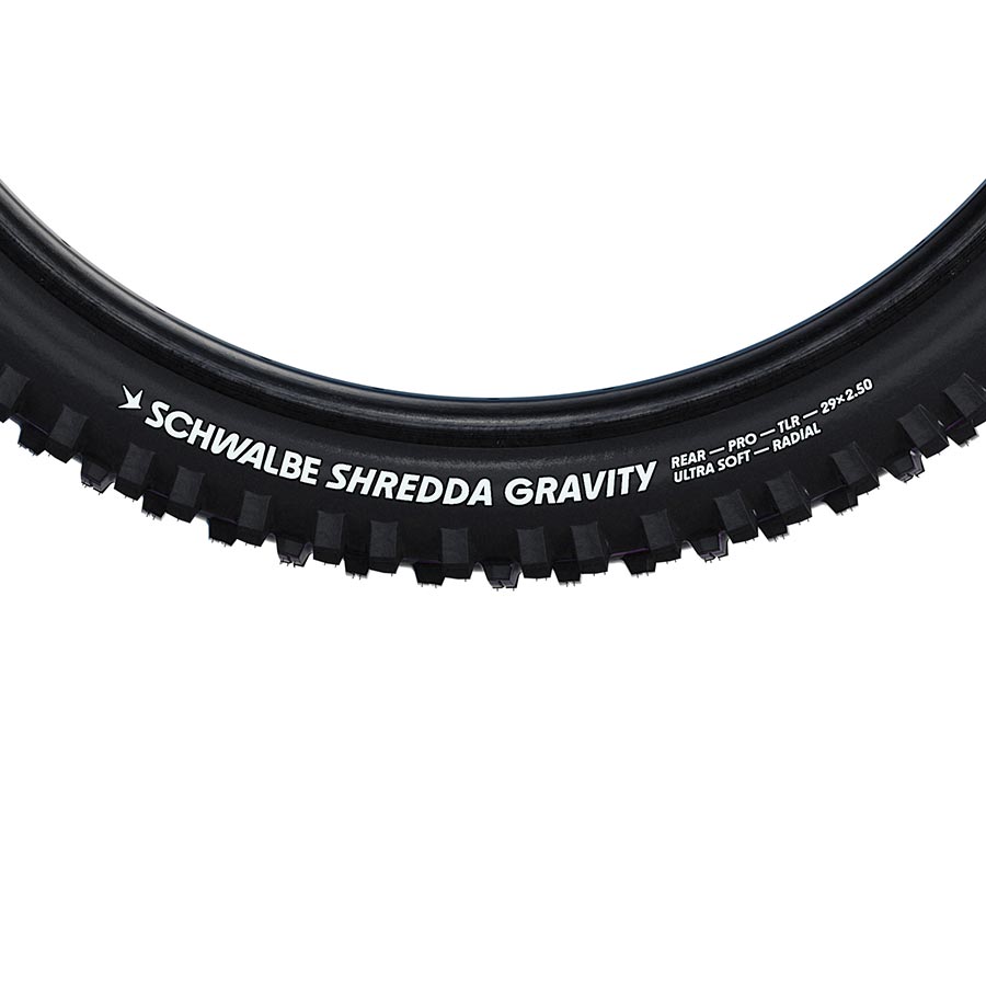 Schwalbe Shredda Mountain Tire 29"x2.50 Folding Tubeless Ready Addix Ultra Soft Gravity Pro - Radial 67TPI Black-Goodwynn'sGoodwynn's
