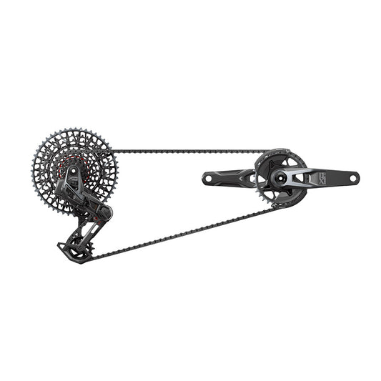 SRAM X0 T-Type Eagle V2 AXS Groupset 175mm Black-Goodwynn's