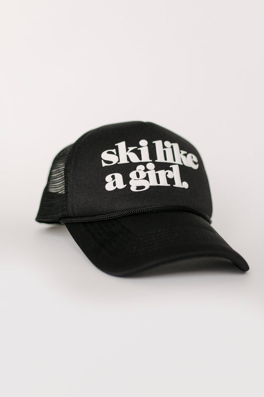 Ski Like a Girl - Ski Like a Girl Trucker Black-Goodwynn's