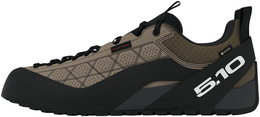Five Ten Guidetennie Pro GTX Flat Shoes - Men's Cardboard/FTWR White/Core BLK 7.5-Goodwynn's
