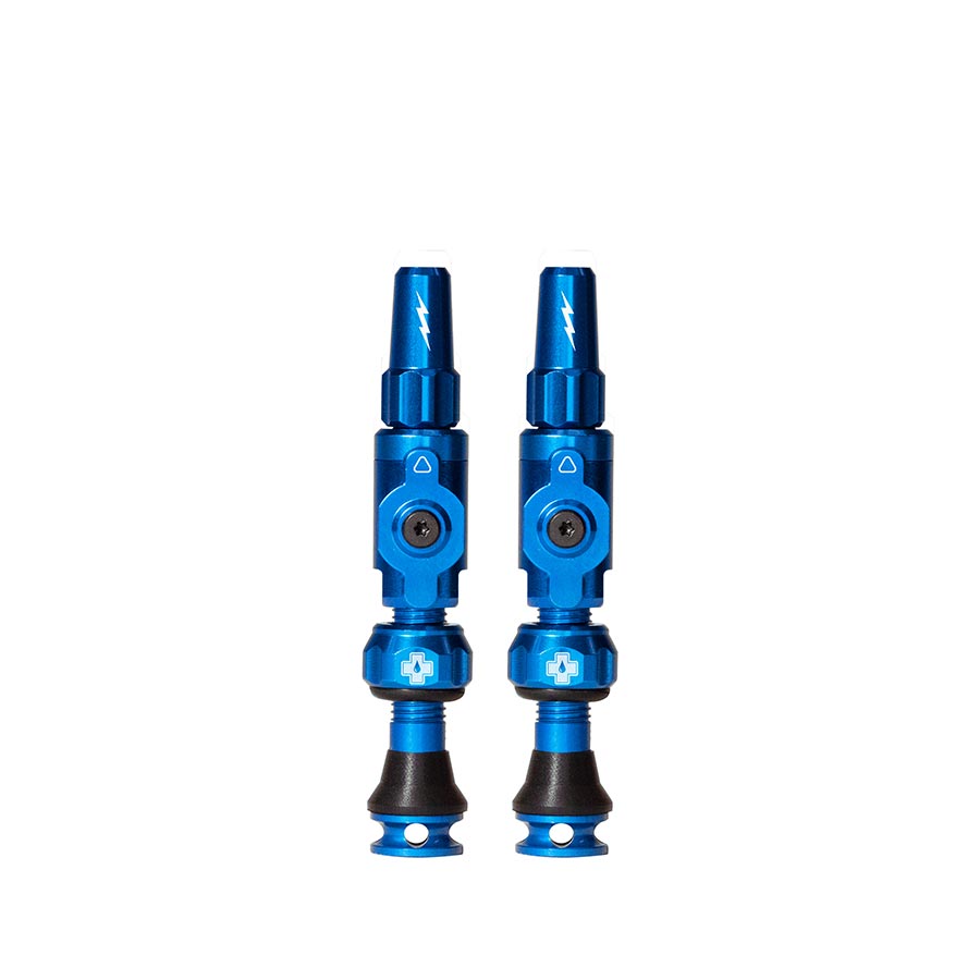 Muc-Off Big Bore Hybrid Tubeless Valve 60mm Pair - Blue-Goodwynn'sGoodwynn's