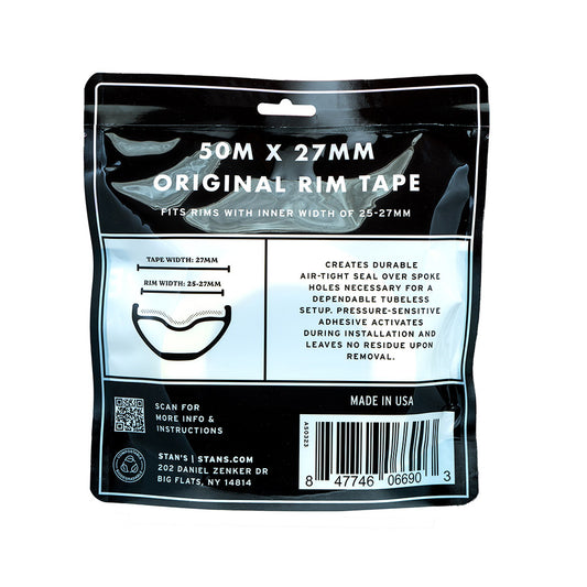 Stans Original Tubeless Rim Tape - 27mm x 50m Roll-Goodwynn's