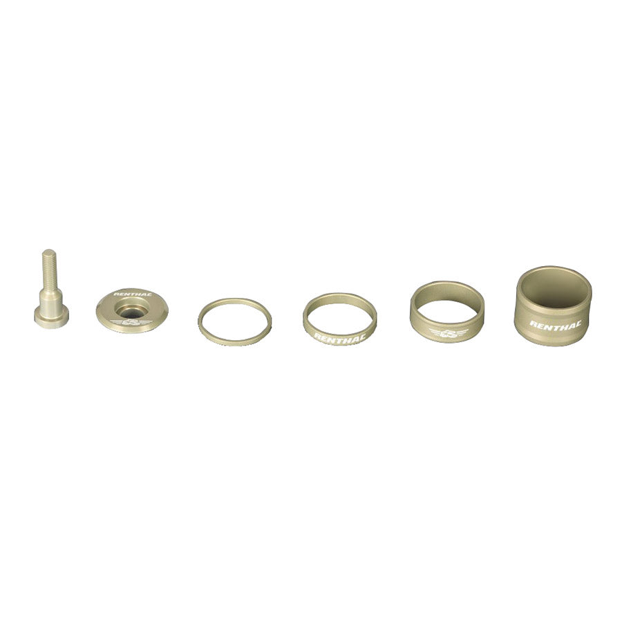 Renthal Top Cap and Spacer Kit 1-1/8'' Gold Kit-Goodwynn'sGoodwynn's