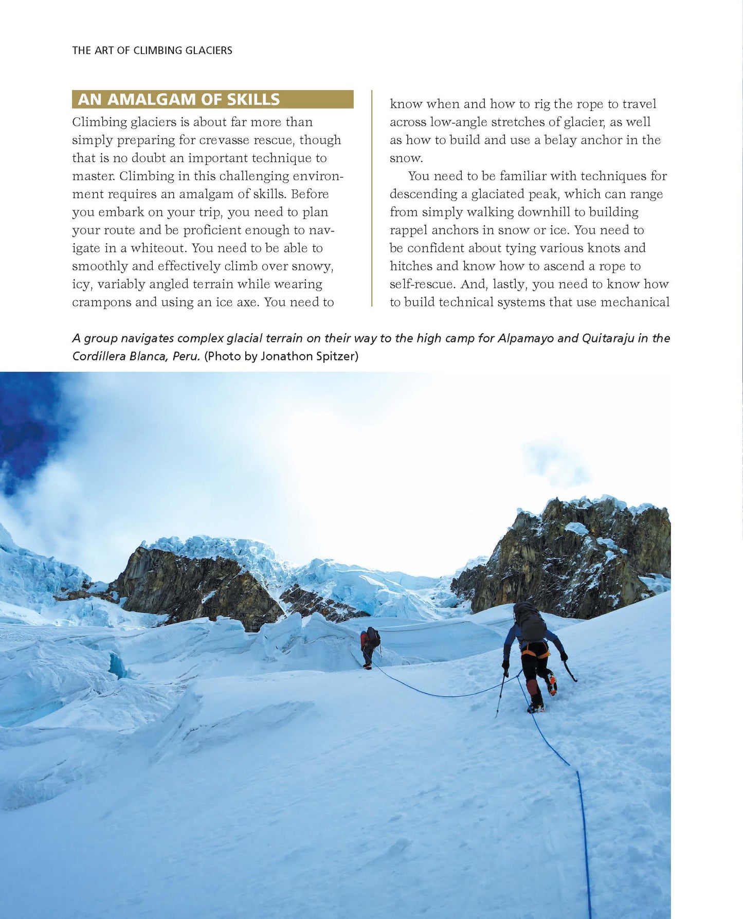 Mountaineers Books - Glacier Climbing & Crevasse Rescue