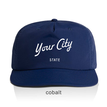 Endless August Supply Co. - Custom Nylon Hat | Script City Customizable Hat | Name Drop