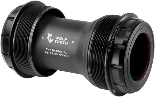 Wolf Tooth T47 External Bottom Bracket - T47 External 68/73mm For 30mm Spindle BLK-Goodwynn's