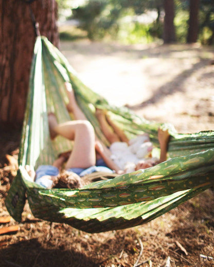 Trek Light - Double Hammock | Trout Print | Hanging Kit Sold Separate