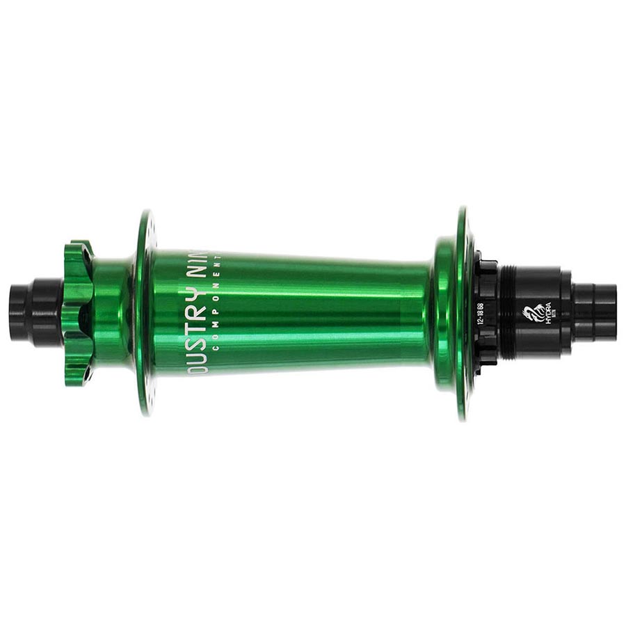 Industry Nine Hydra Classic Boost 6B Disc Hub Rear 32H 12mm TA 148mm Shimano Micro Spline Green-Goodwynn'sGoodwynn's
