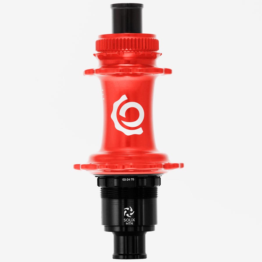Industry Nine Solix M Classic Rear XD Disc Hub Rear 24H 12mm TA 148mm SRAM XD Red-Goodwynn'sGoodwynn's