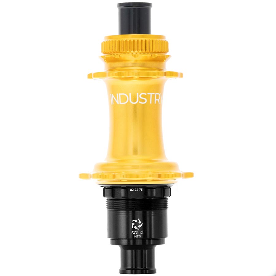 Industry Nine Solix M Classic Rear XD Disc Hub Rear 28H 12mm TA 148mm SRAM XD Gold-Goodwynn'sGoodwynn's