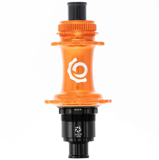 Industry Nine Solix M Classic Rear MS Disc Hub Rear 24H 12mm TA 148mm Shimano Micro Spline Orange-Goodwynn's