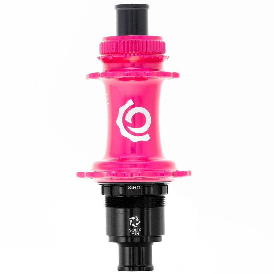Industry Nine Solix M Classic Rear MS Disc Hub Rear 28H 12mm TA 148mm Shimano Micro Spline Pink-Goodwynn'sGoodwynn's