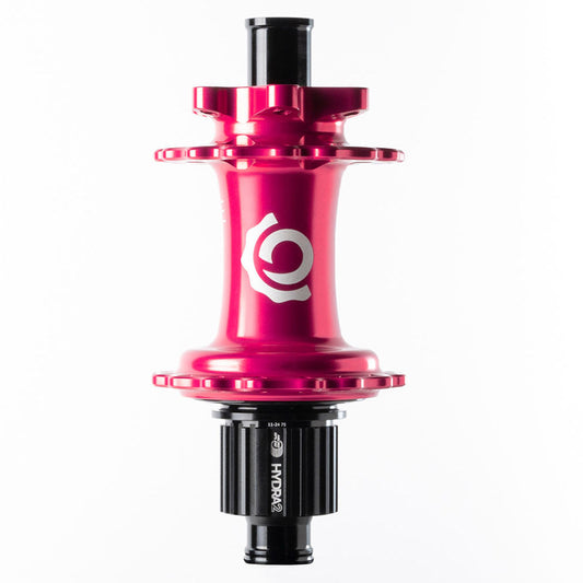 Industry Nine Hydra 2 Boost MicroSpline Disc Hub Rear 32H 12mm TA 148mm Shimano Micro Spline Pink-Goodwynn's